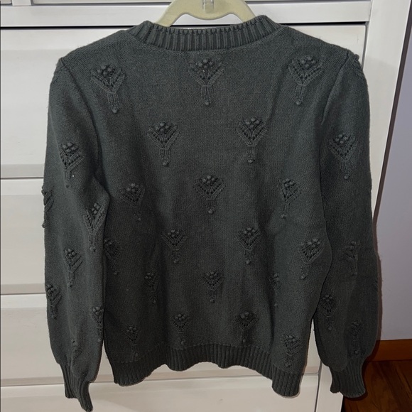 LOFT Women's Olive Knit Sweater - Picture 7 of 7